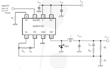 5| NJW4152 Áramköri elrendezés