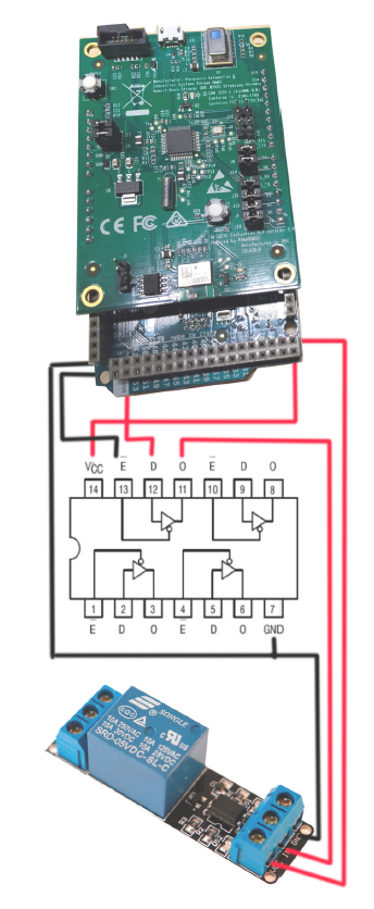 7| Logic level matching, and relay control from the
ARDUINO