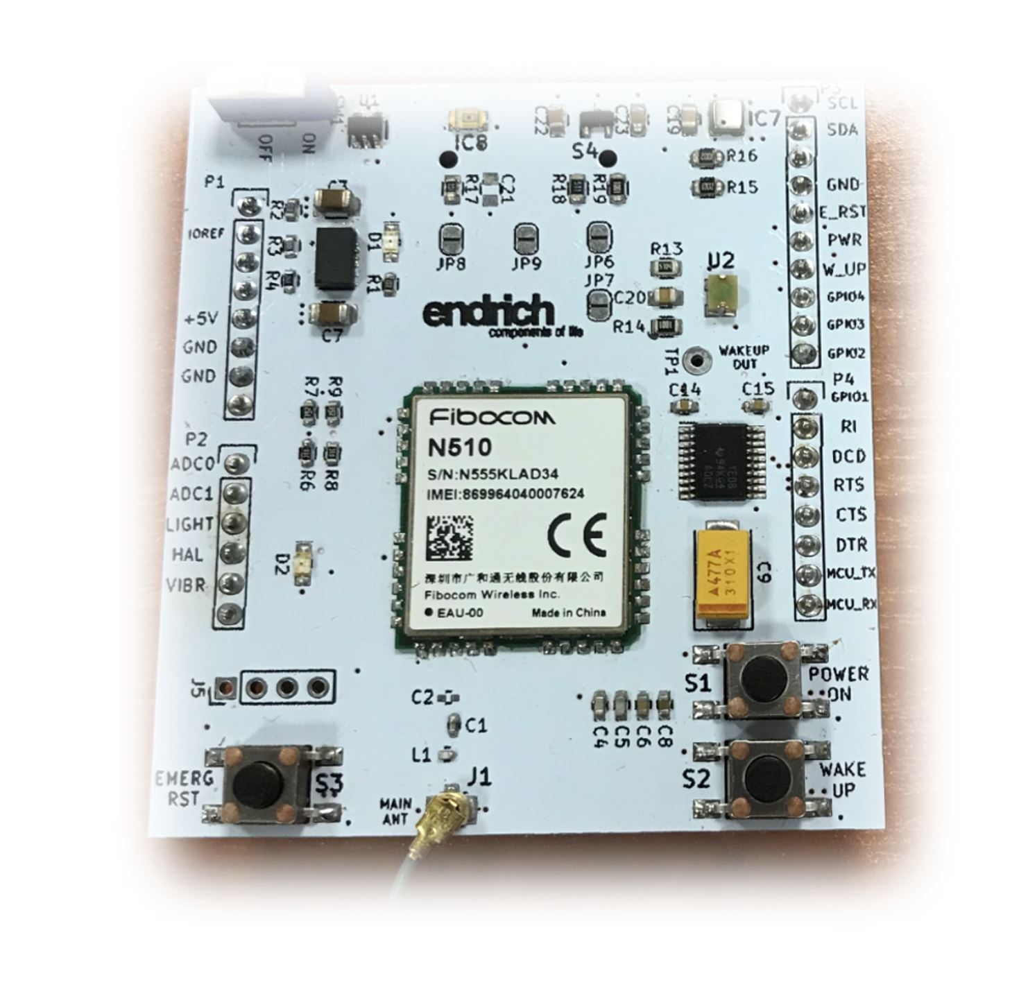 6: Second Step – Endrich IoT Sensor and Communication Shield