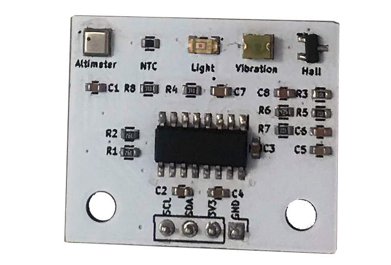 7: Sensor breakout board – external I2C board for detecting altitude, temperature, ambient light, magnetic field and vibration