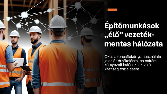 1. ábra Mesh hálózati protokoll segítségével követhető a munkások mozgása